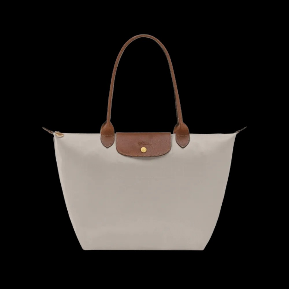 Longchamp Le Pliage Original L Tote bag Pebble - Recycled canvas - HypeFly India View 1