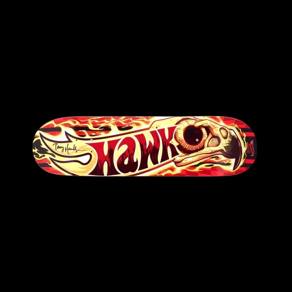 Mattel x Hot Wheels x Tony Hawk Fingerboard and Signed Tony Hawk Skateboard Deck (Edition of 100) - HypeFly India View 1