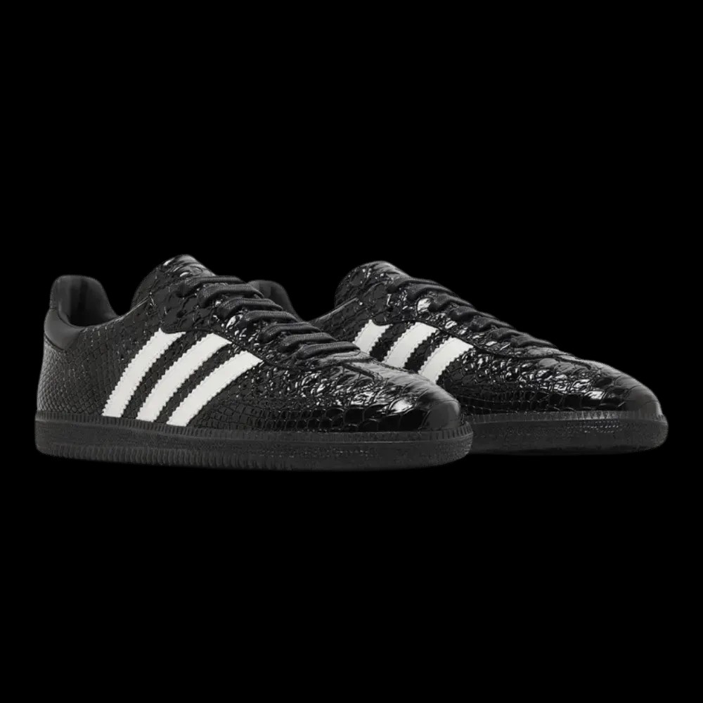 Adidas Samba OG Made in Italy 'Black Croc' - HypeFly India View 4