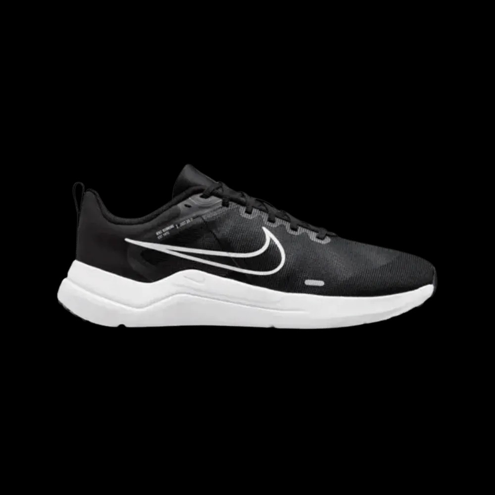 Nike Downshifter 12 Training Shoes BLACK/WHITE - HypeFly India View 1