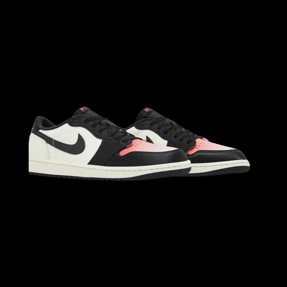 Paris Saint-Germain x Air Jordan 1 Retro Low OG 'Sail Pink Oxford' - HypeFly India View 2