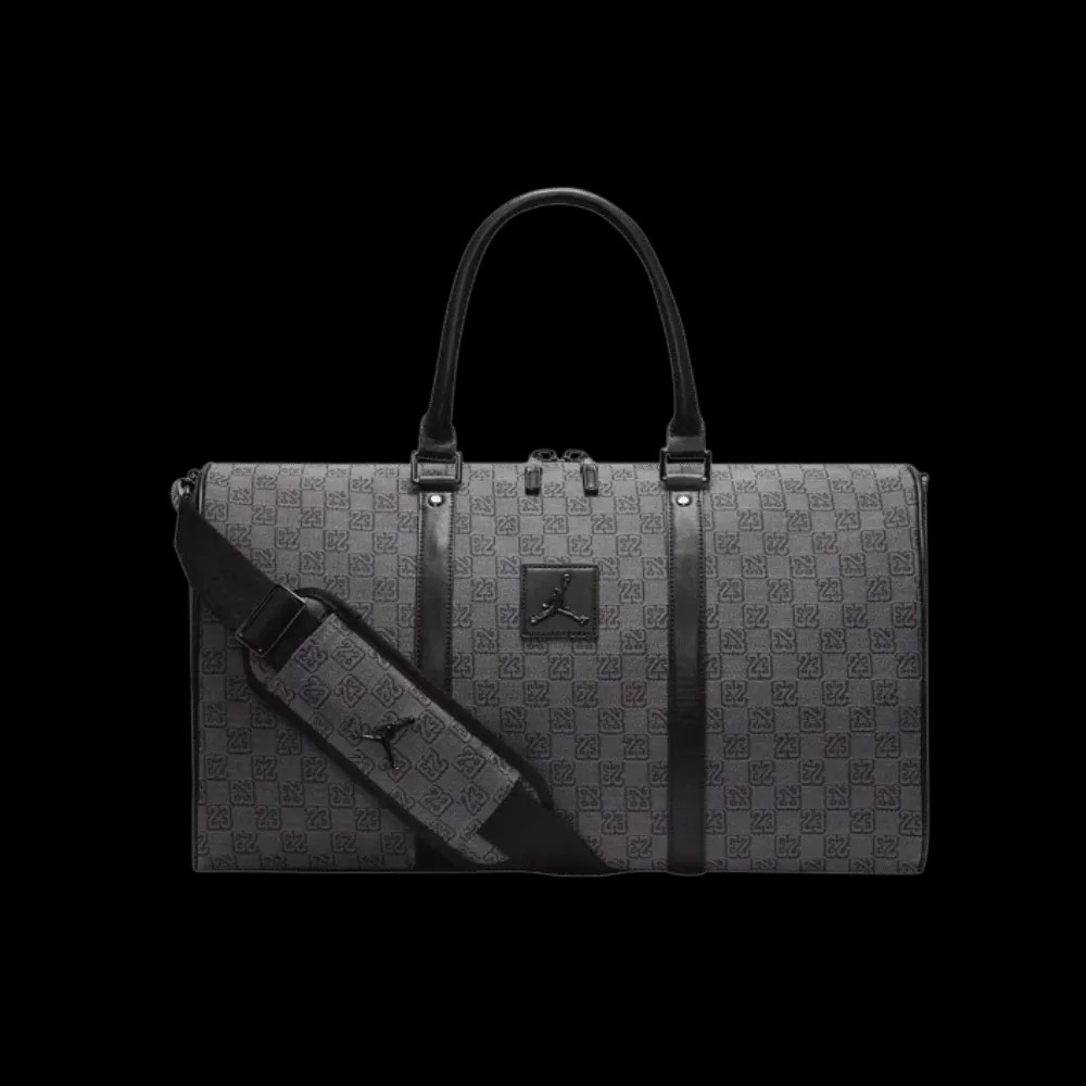 Jordan Monogram 25L Duffle Bag - Dark Smoke Grey - HypeFly India View 1