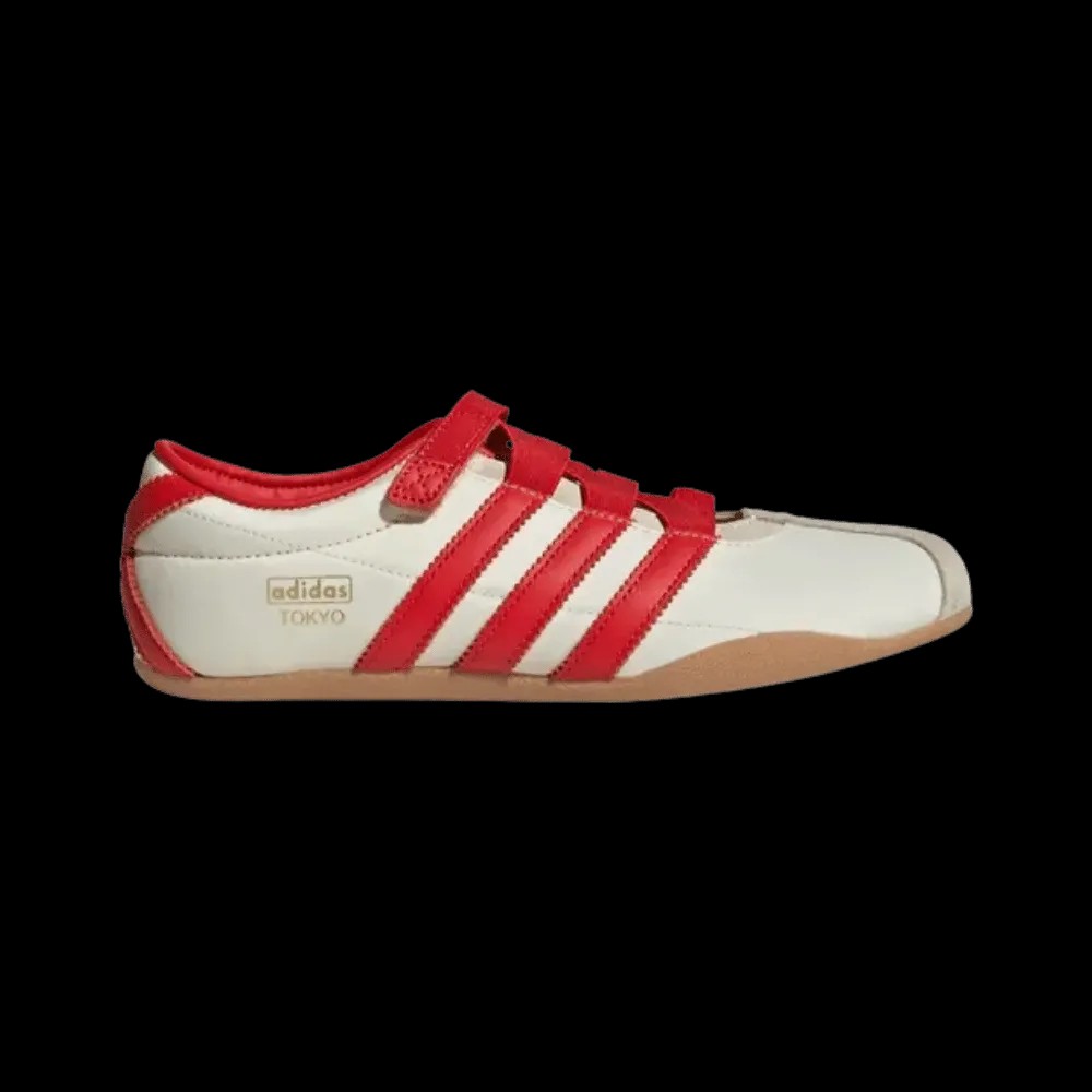 Adidas Tokyo Mary Jane 'Cream White Red Gold Metallic' - HypeFly India View 1