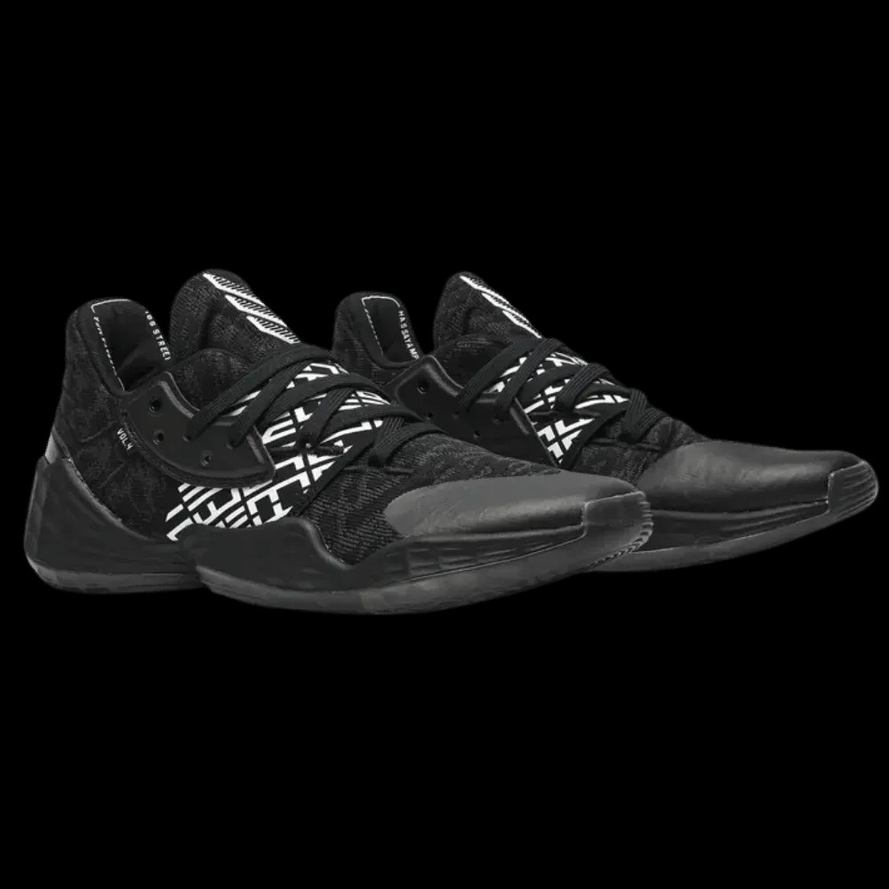 Adidas  Harden Vol. 4 'Core Black' - HypeFly India View 4