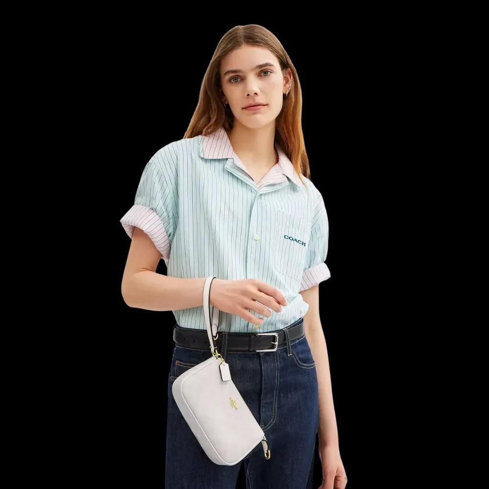 Coach Nolita 19 In Signature Canvas Chalk - HypeFly India View 4