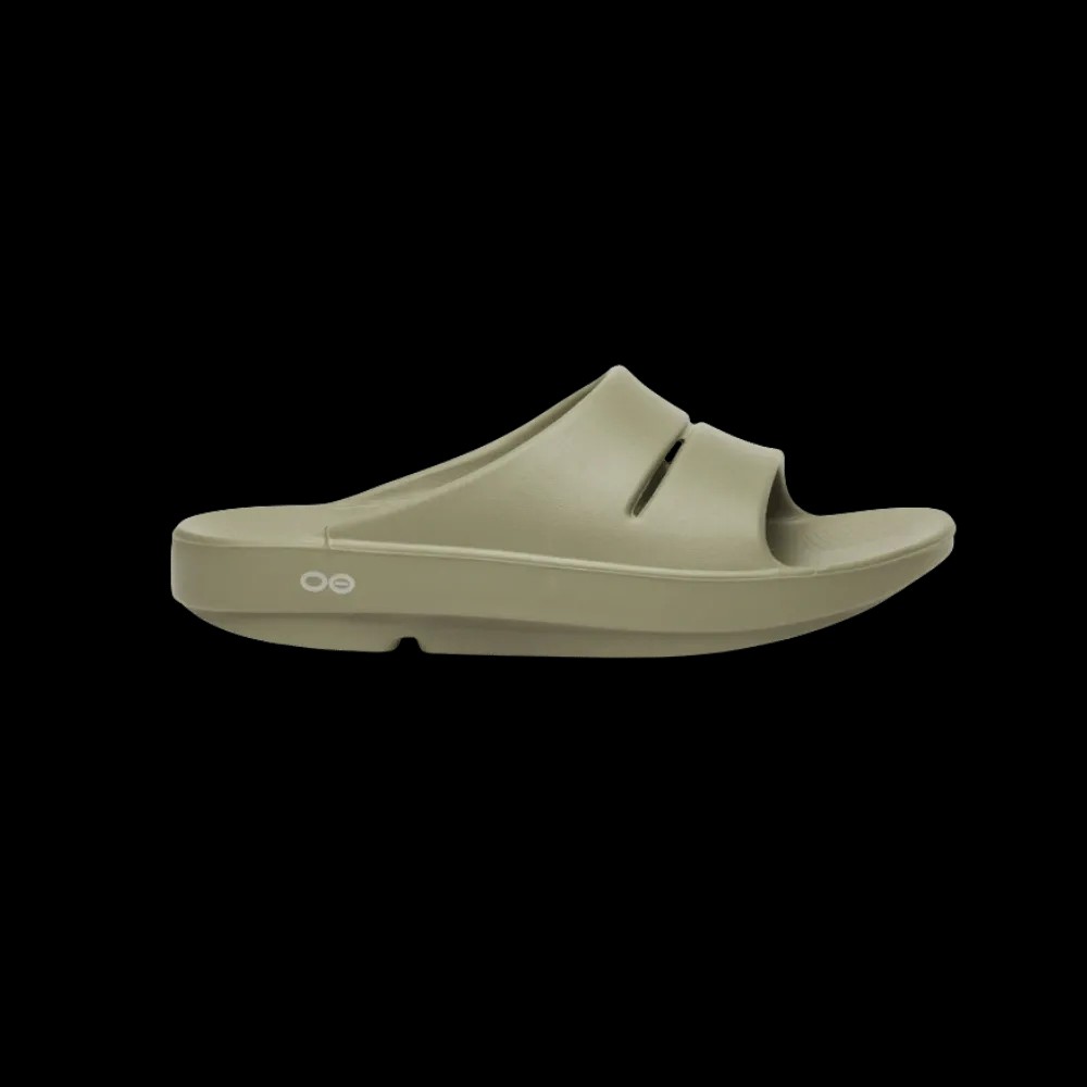  Oofos OOahh Slide Sandal Foliage - HypeFly India View 1