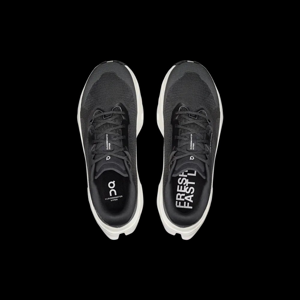 On Running Cloudmonster 3 Hyper Black Ivory - HypeFly India View 3