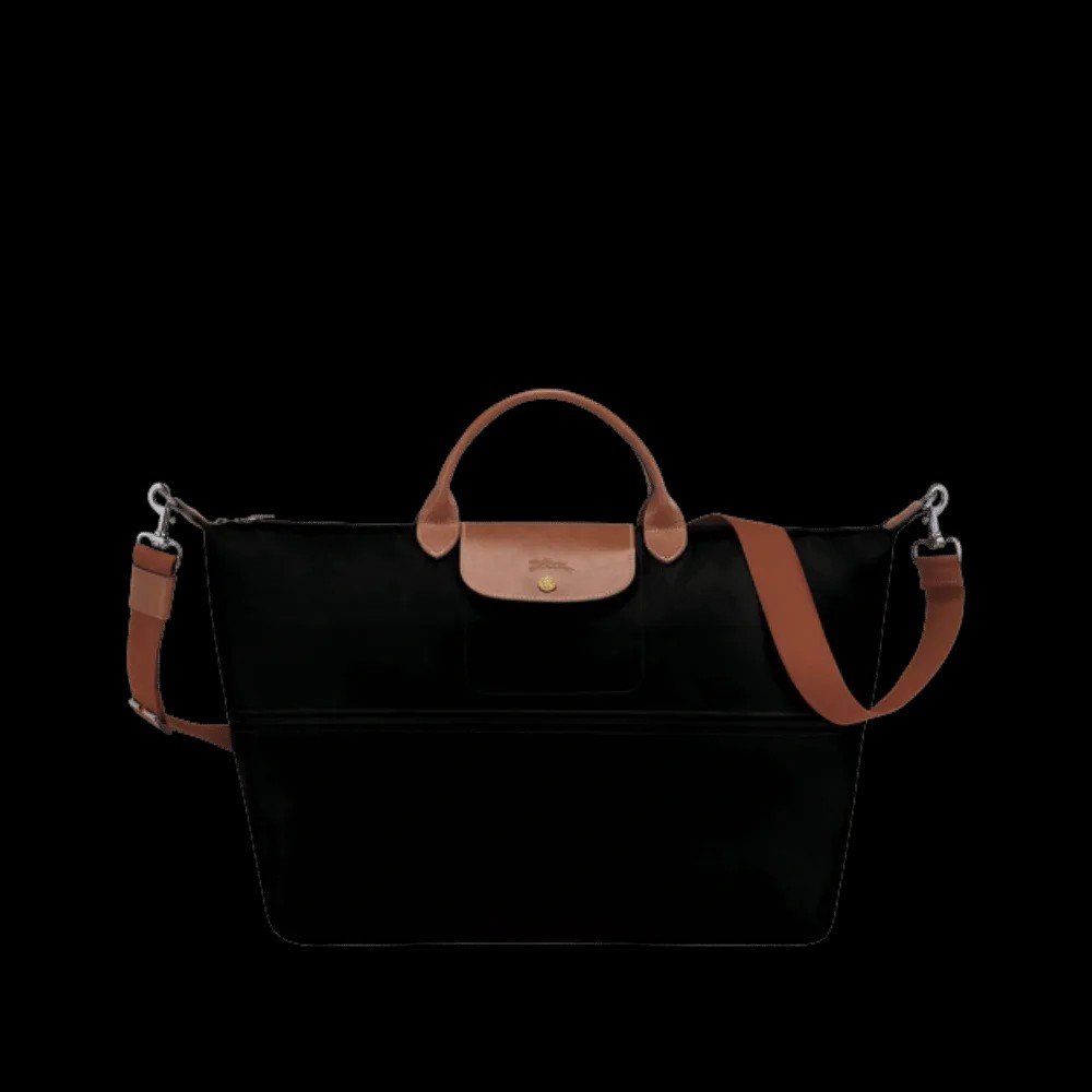 Longchamp Le Pliage Original Travel bag expandable Black - Recycled canvas - HypeFly India View 3