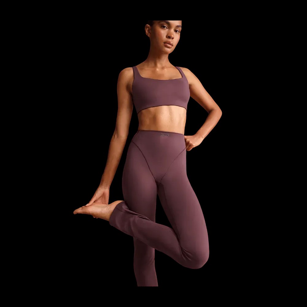 Nike X Skims Matte Women's High-Waisted V-Panel Straight Leggings CURRANT - HypeFly India View 3