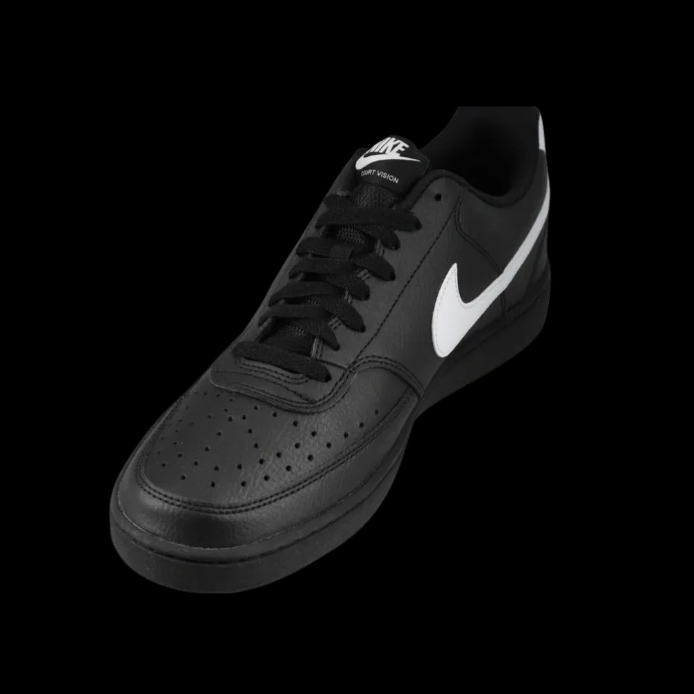 Nike Court Vision Low 'Black White' - HypeFly India View 3