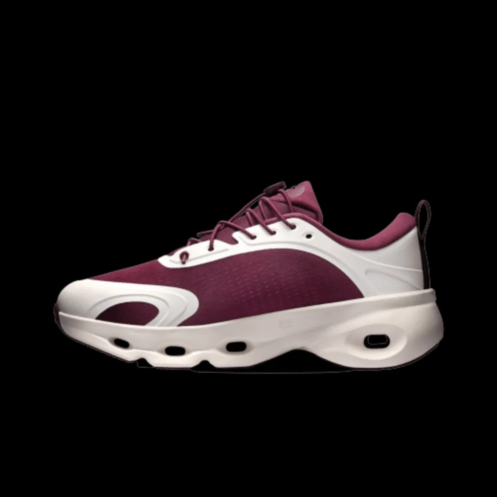 Loewe x On Running Cloudsolo Burgundy Eggshell - HypeFly India View 2