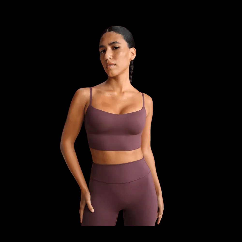 Nike X Skims Matte Women's Cami Longline Bra CURRANT - HypeFly India View 1