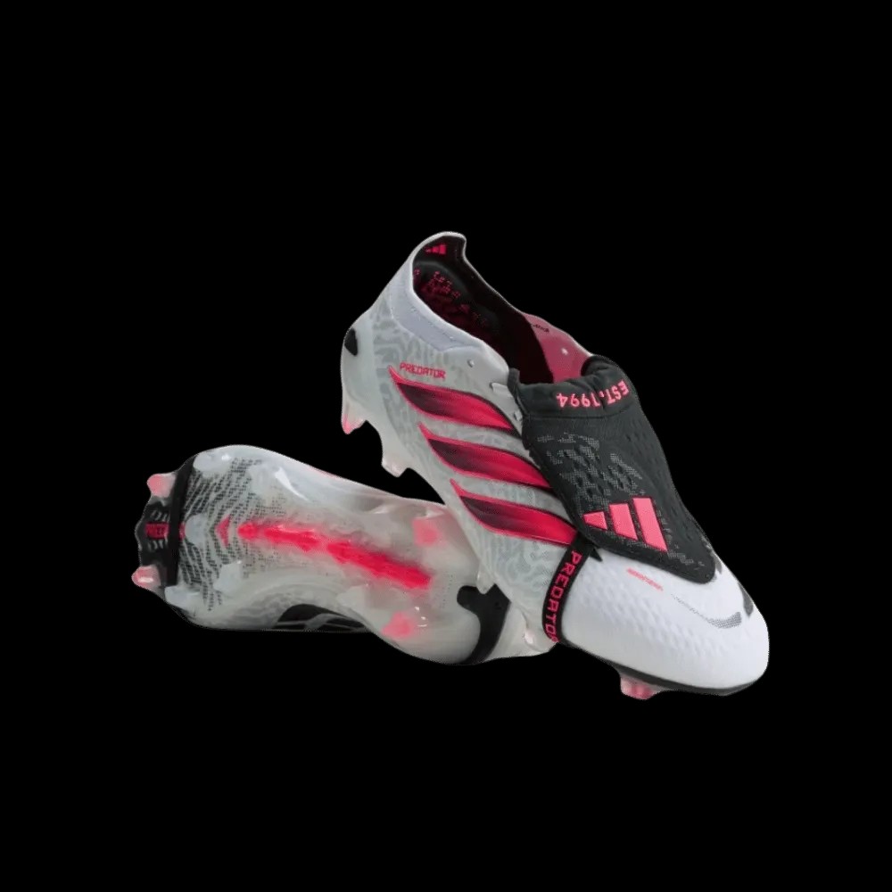 Adidas Predator Elite Fold-Over Tongue Firm Ground Soccer Cleats Cloud White - HypeFly India View 3