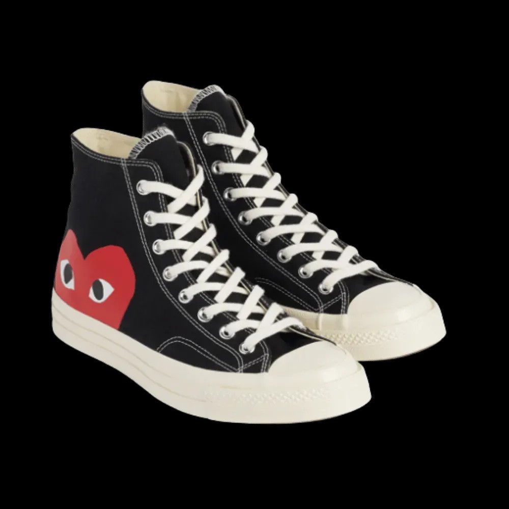 Converse x PLAY Comme des Garçons Chuck 70 'Black' - HypeFly India View 2