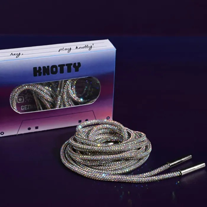 Rhinestone Mystic Rope Premium Laces - HypeFly India View 3