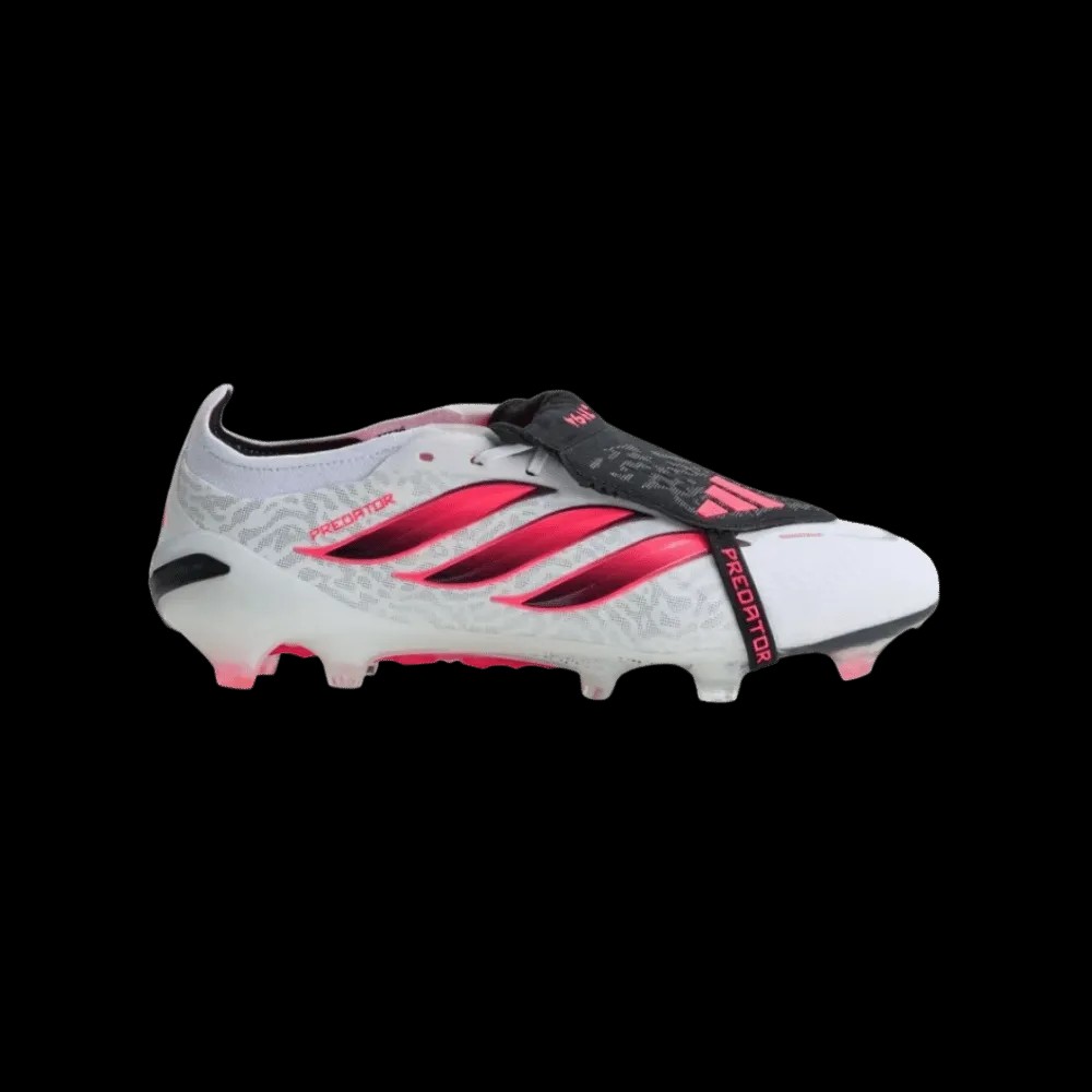 Adidas Predator Elite Fold-Over Tongue Firm Ground Soccer Cleats Cloud White - HypeFly India View 1