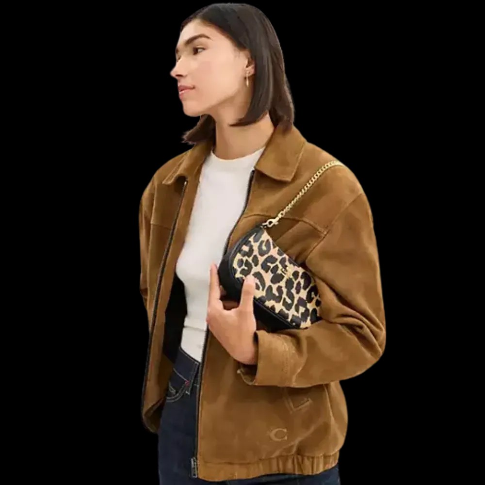 Coach Teri Shoulder Bag With Leopard Print - HypeFly India View 4
