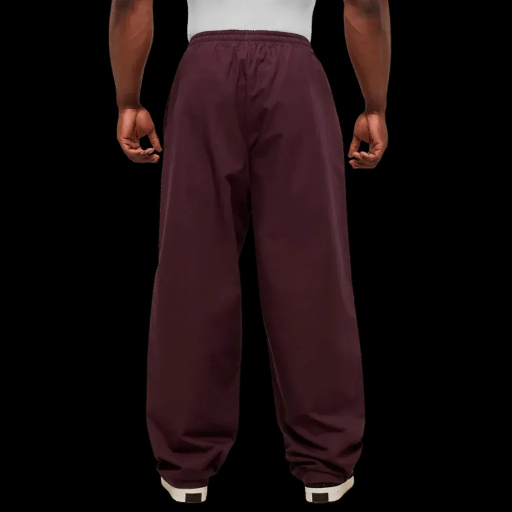 Gymshark Straight Leg Pumper Pants Oversized Fit Cherry Purple - HypeFly India View 3