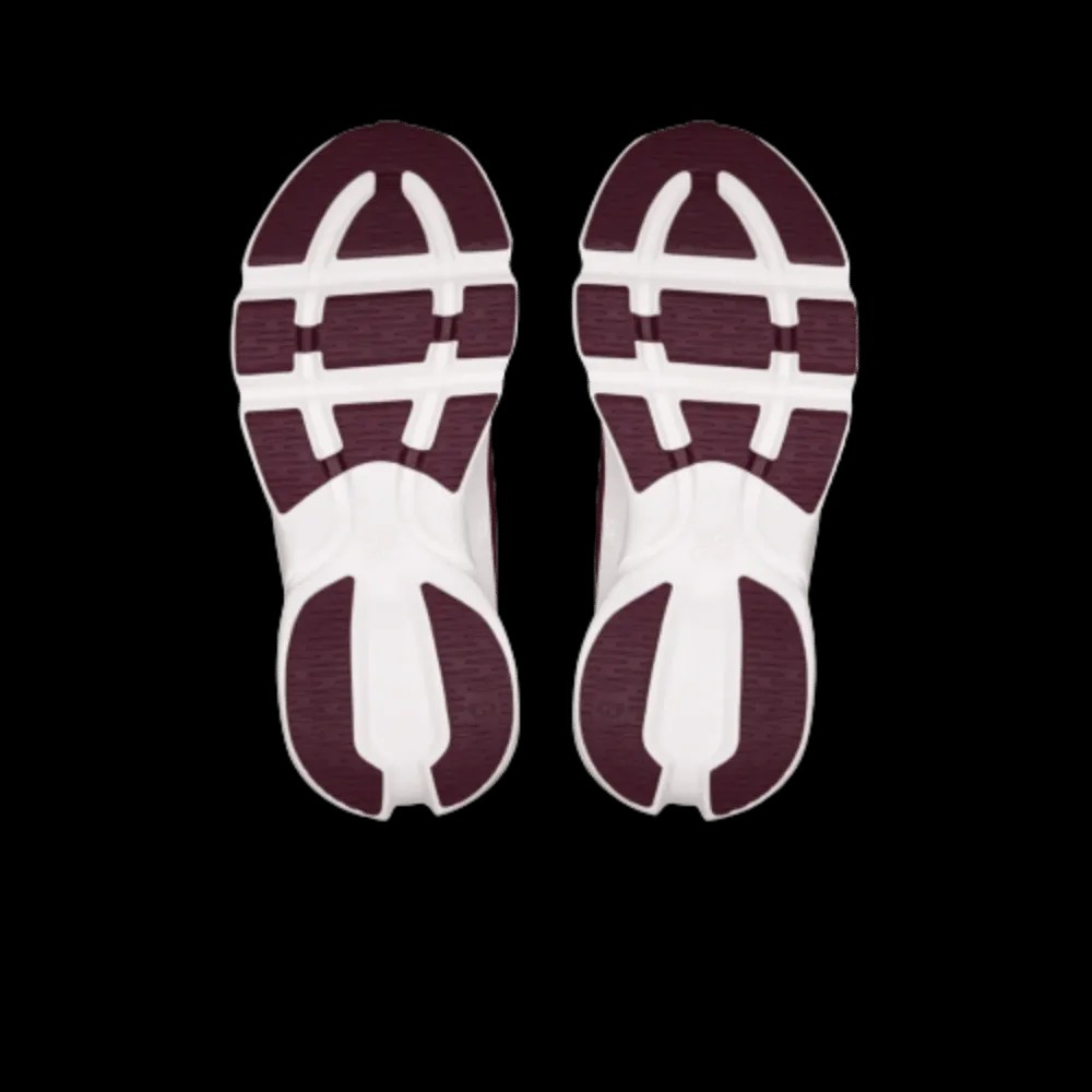 Loewe x On Running Cloudsolo Burgundy Eggshell - HypeFly India View 4