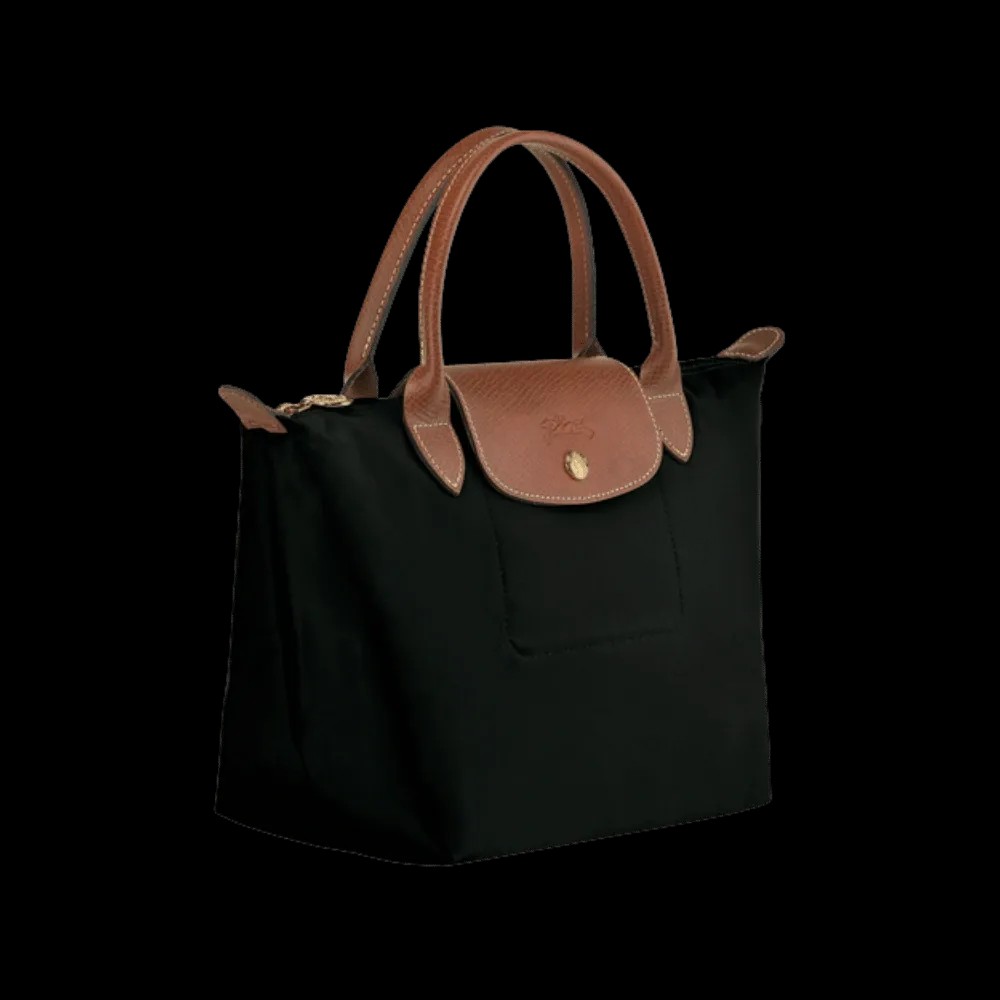 Longchamp Le Pliage Original S Handbag Black - Recycled canvas - HypeFly India View 4