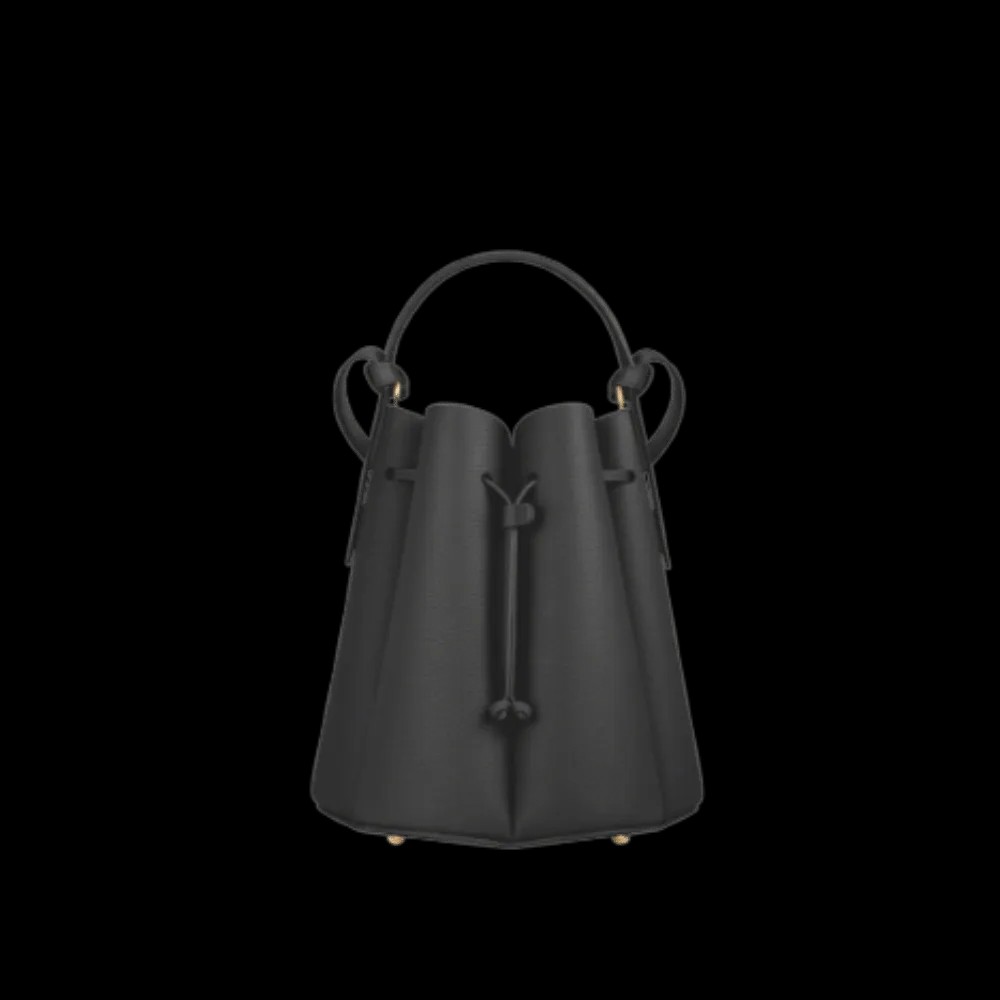 Polene Numero Huit Textured Black - HypeFly India View 1