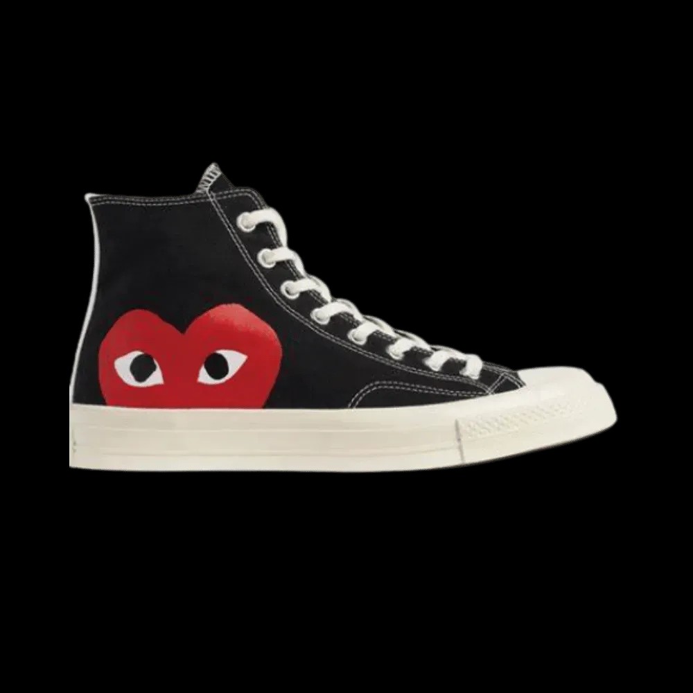 Converse x PLAY Comme des Garçons Chuck 70 'Black' - HypeFly India View 1