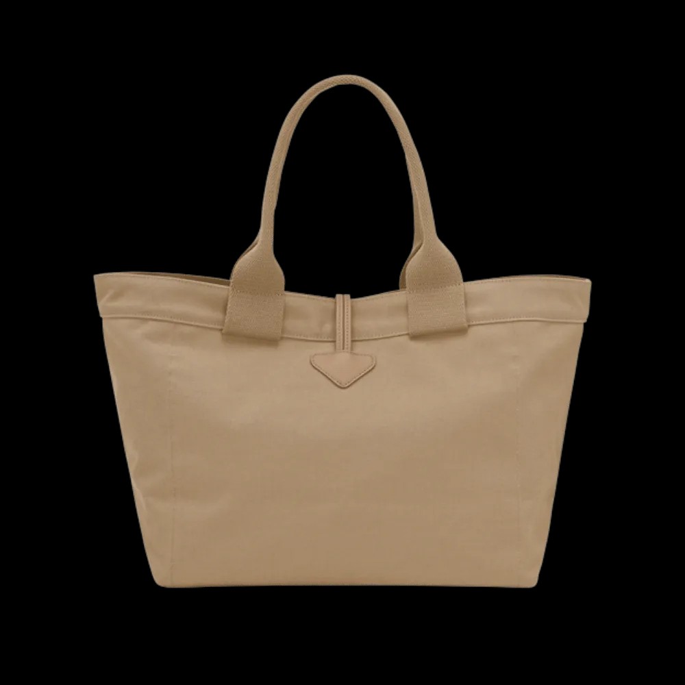 Longchamp Le Roseau Tote bag Desert - Canvas - HypeFly India View 4