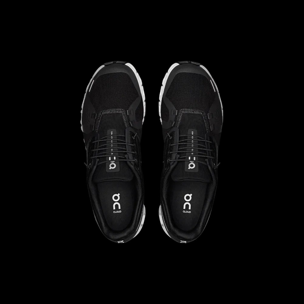 On Running Cloud 6 Wide Black White - HypeFly India View 2