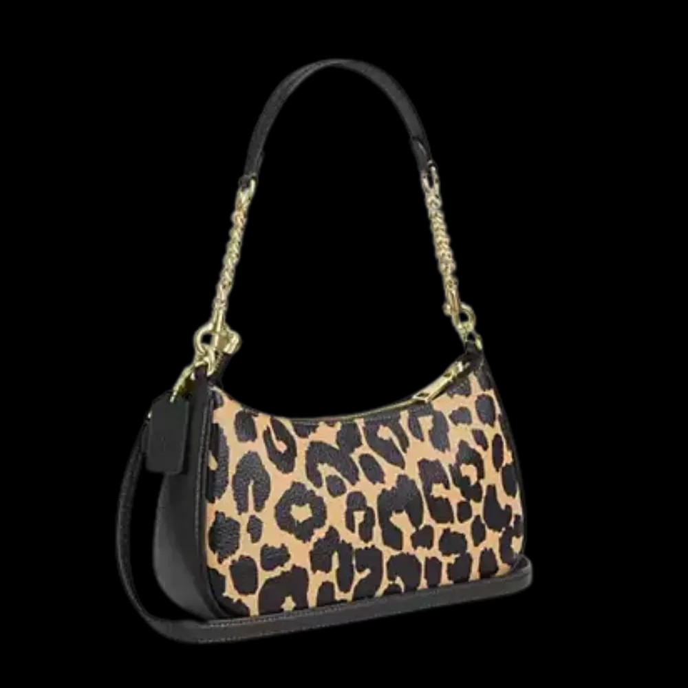 Coach Teri Shoulder Bag With Leopard Print - HypeFly India View 2