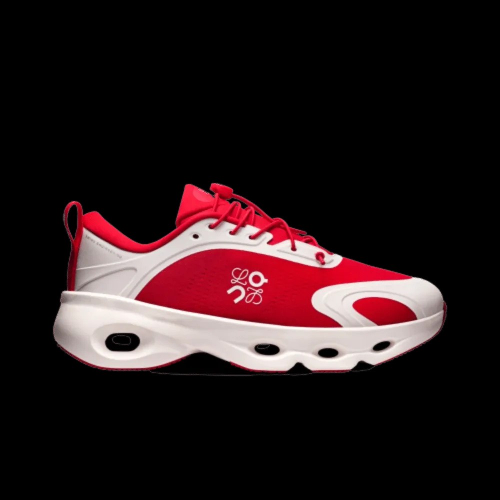 Loewe x On Running Cloudsolo Red Eggshell - HypeFly India View 1