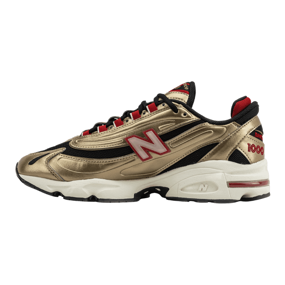 New Balance 1000 'Metallic Gold' Shoe Palace Exclusive - HypeFly India View 3