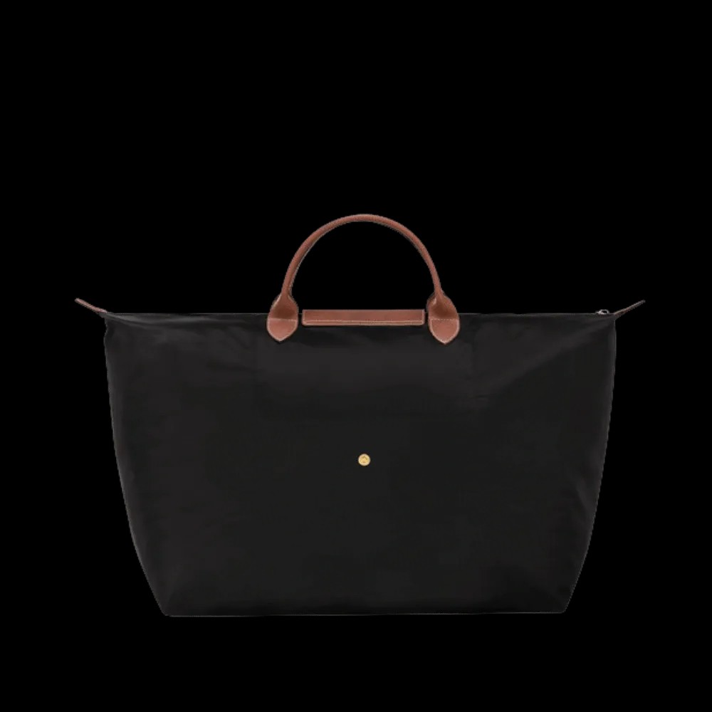 Longchamp Le Pliage Original M Handbag Black - Recycled canvas - HypeFly India View 4