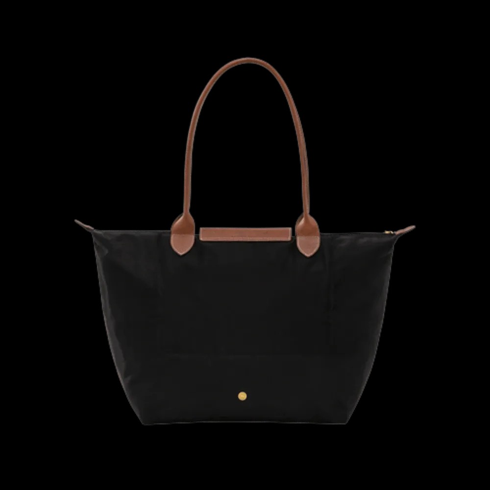 Longchamp Le Pliage Original M Tote bag Black - Recycled canvas - HypeFly India View 4