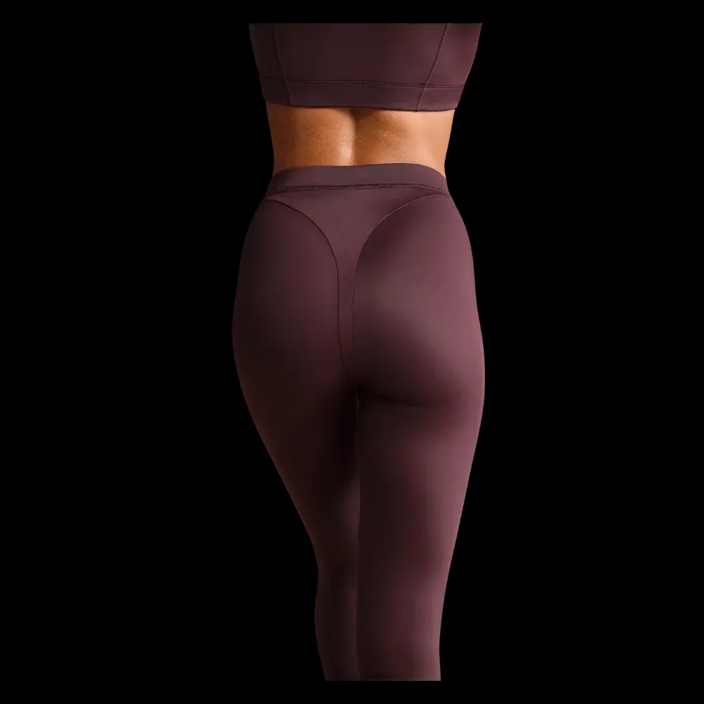 Nike x Skims Shine Women's High-Waisted V-Panel 26" Leggings CURRANT - HypeFly India View 5