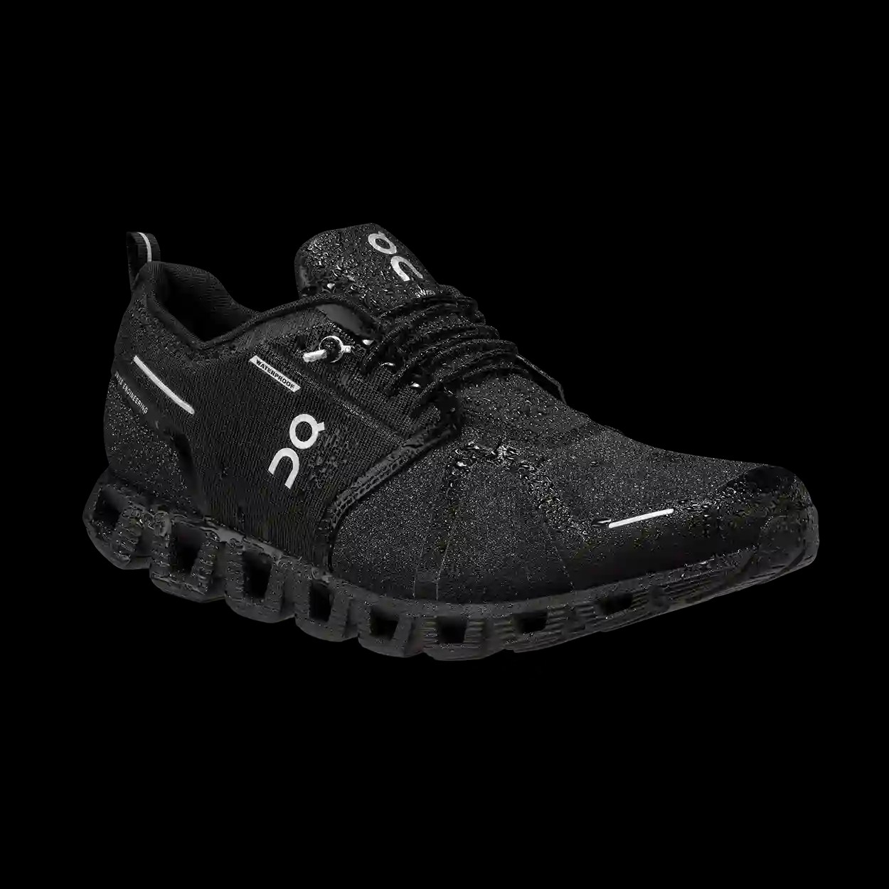 On Running Cloud 5 Waterproof All Black - HypeFly India View 3