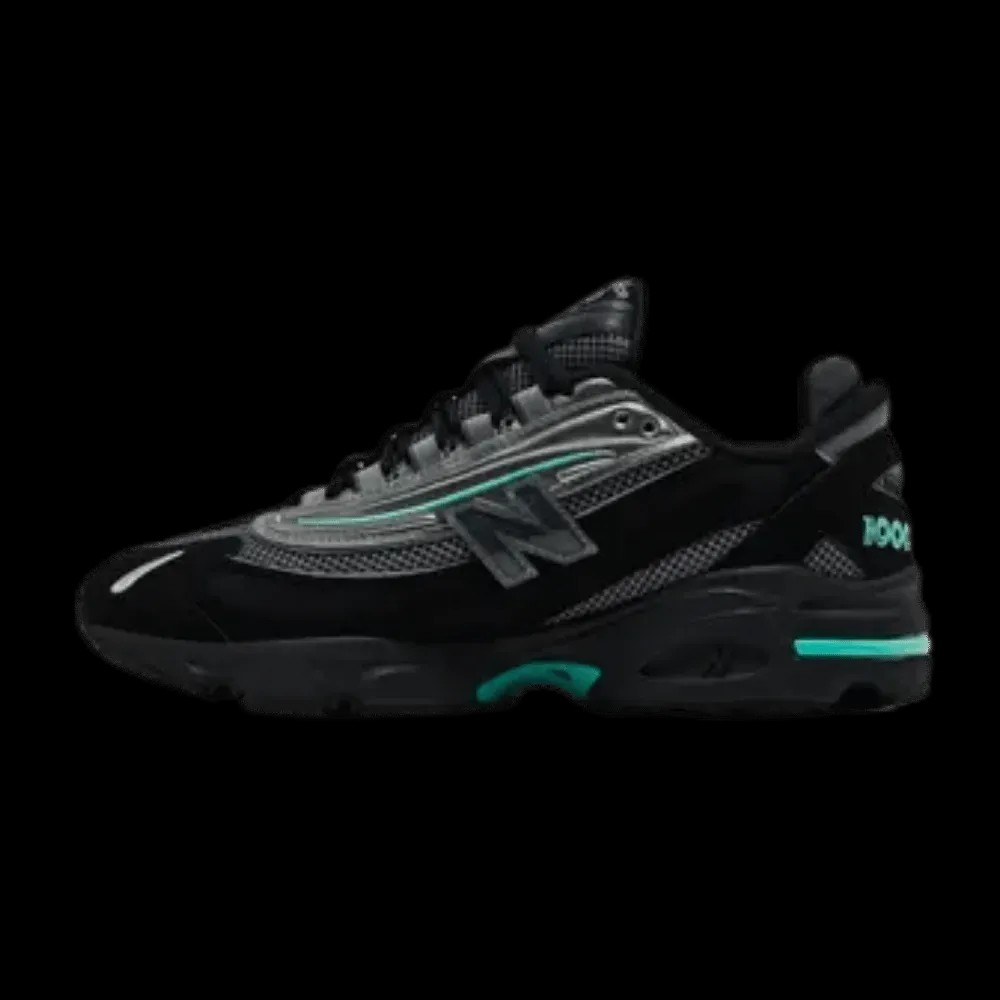 New Balance 1000 'Black Teal' JD Exclusive - HypeFly India View 3