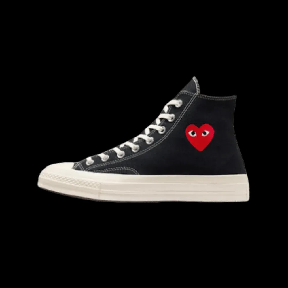 Converse x PLAY Comme des Garçons Chuck 70 'Black' - HypeFly India View 4