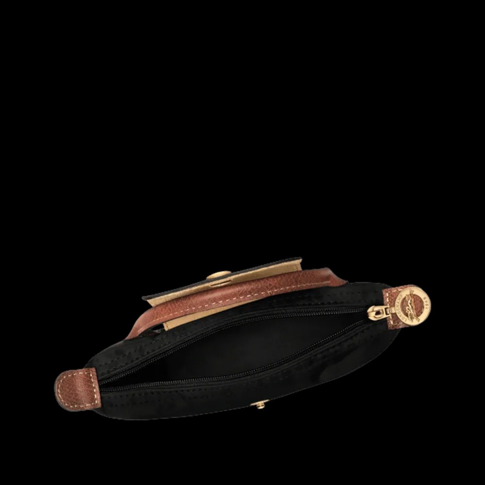 Longchamp Le Pliage Original Pouch with handle Black - Recycled canvas - HypeFly India View 4