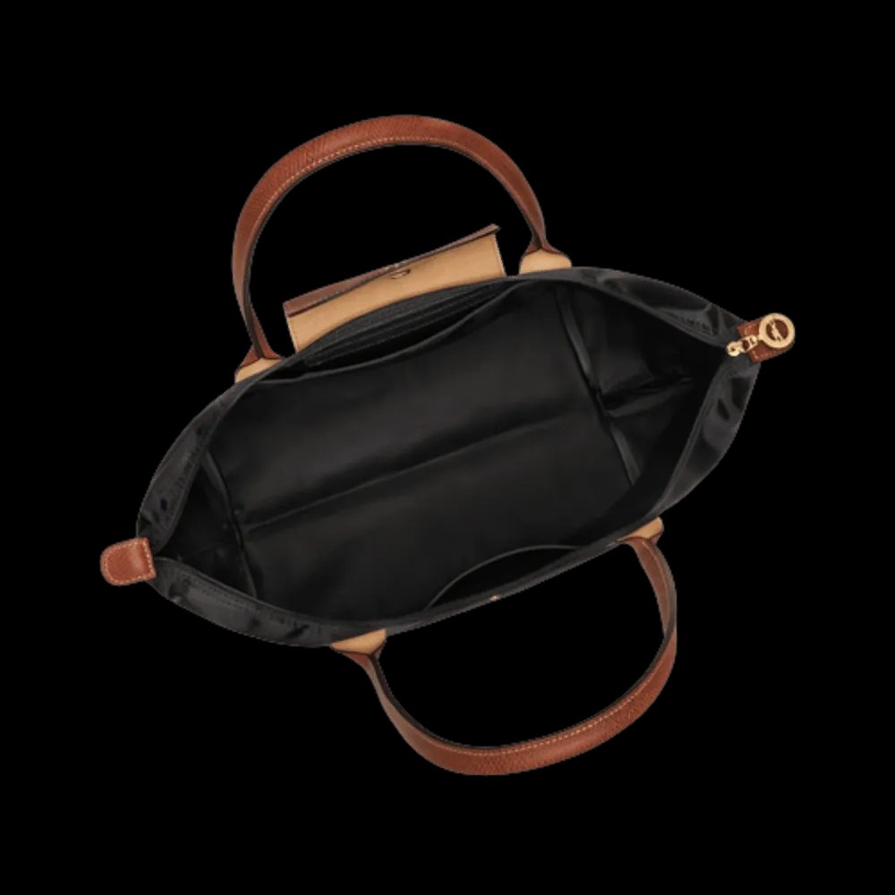 Longchamp Le Pliage Original L Tote bag Black - Recycled canvas - HypeFly India View 4