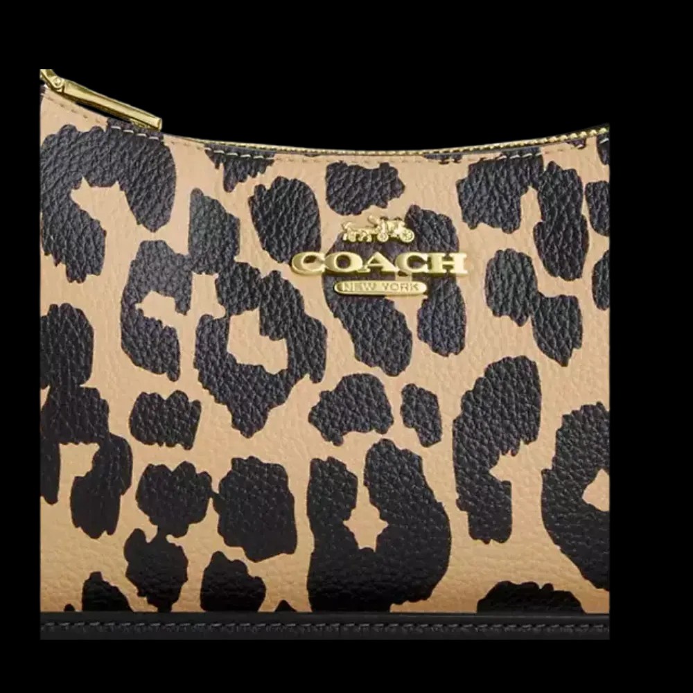 Coach Teri Shoulder Bag With Leopard Print - HypeFly India View 5