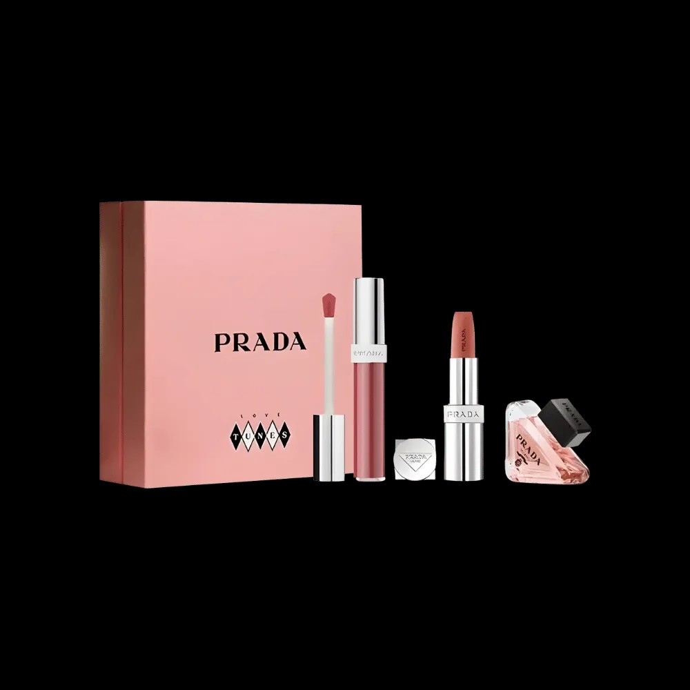 Prada Glass Lip Gloss Matte Lipstick Gift Set 2026 - HypeFly India View 1