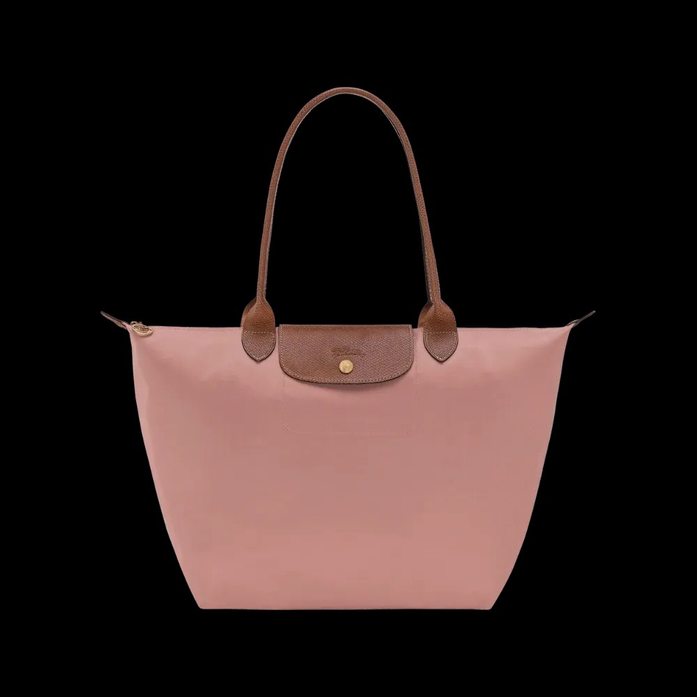 Longchamp Le Pliage Original M Tote bag Pink Tea - Recycled canvas - HypeFly India View 1
