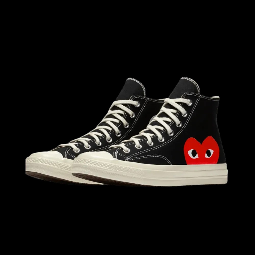 Converse x PLAY Comme des Garçons Chuck 70 'Black' - HypeFly India View 5