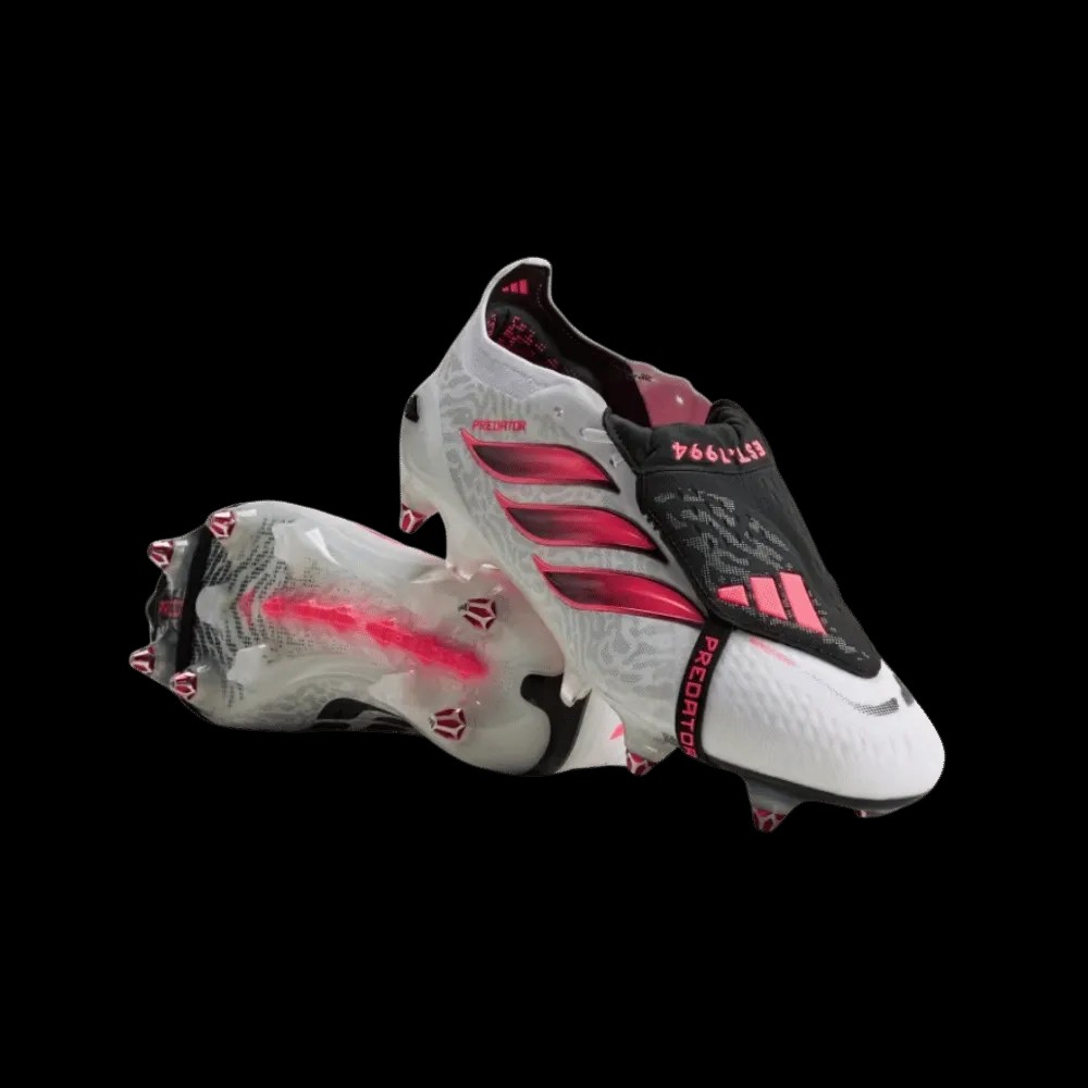 Adidas Predator Elite Fold-Over Tongue Soft Ground Soccer Cleats Cloud White - HypeFly India View 2