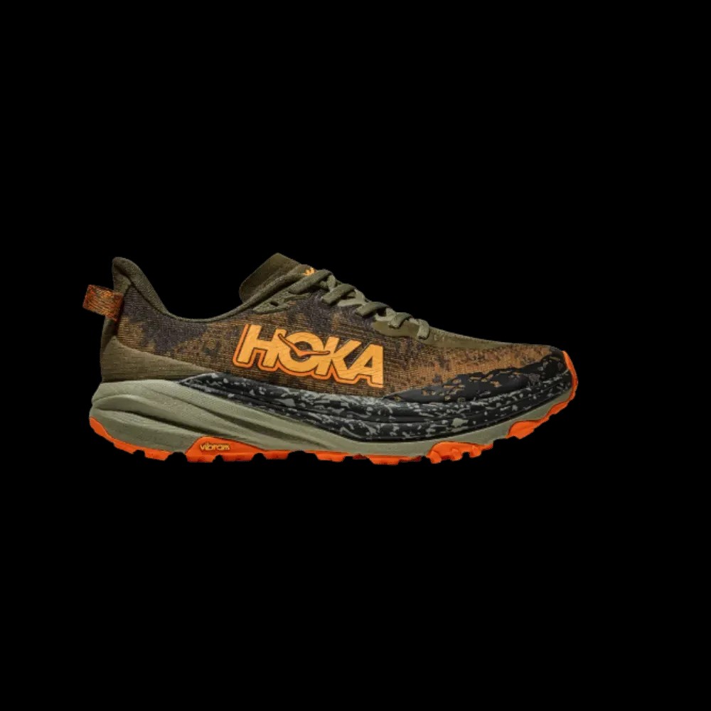 Hoka Speedgoat 6 antique olive / squash - HypeFly India View 1