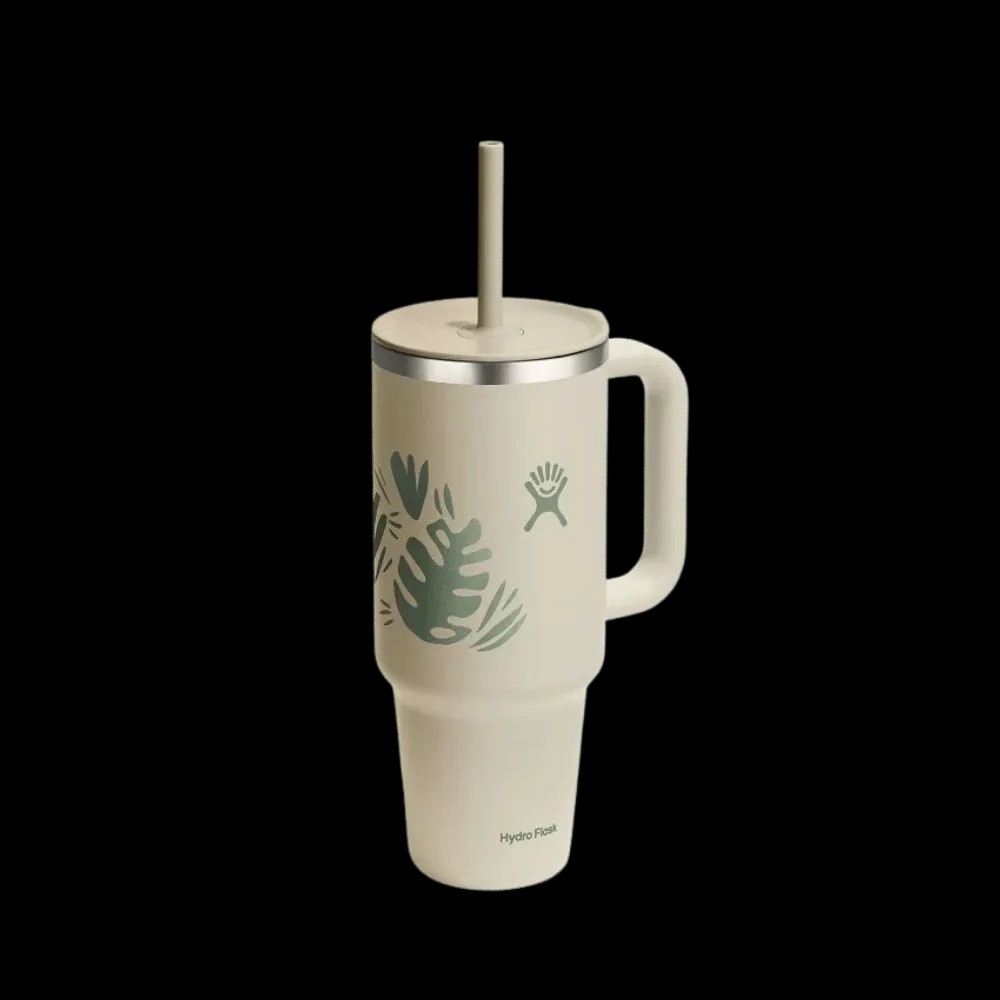 Hydro Flask 32 oz Travel Tumbler Botanical Bliss Coconut - HypeFly India View 2