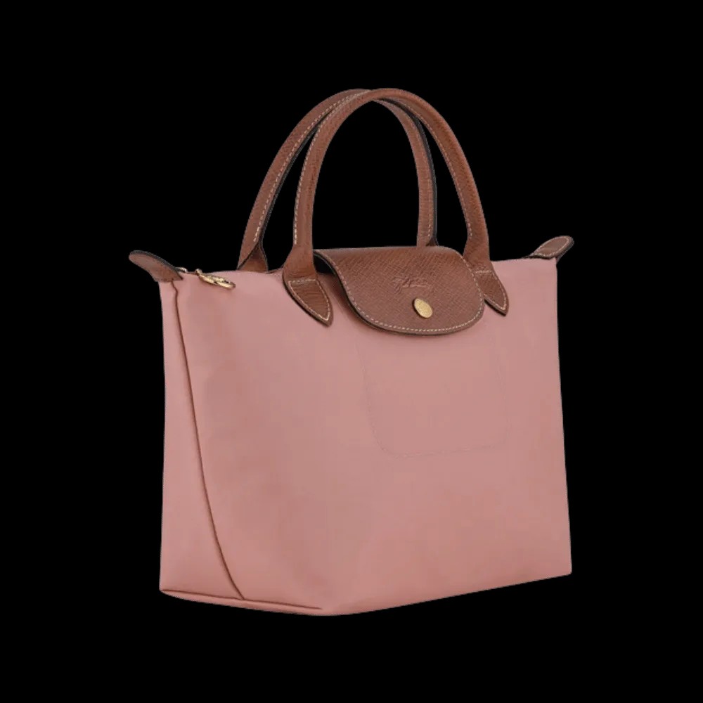 Longchamp Le Pliage Original S Handbag Pink Tea - Recycled canvas - HypeFly India View 2