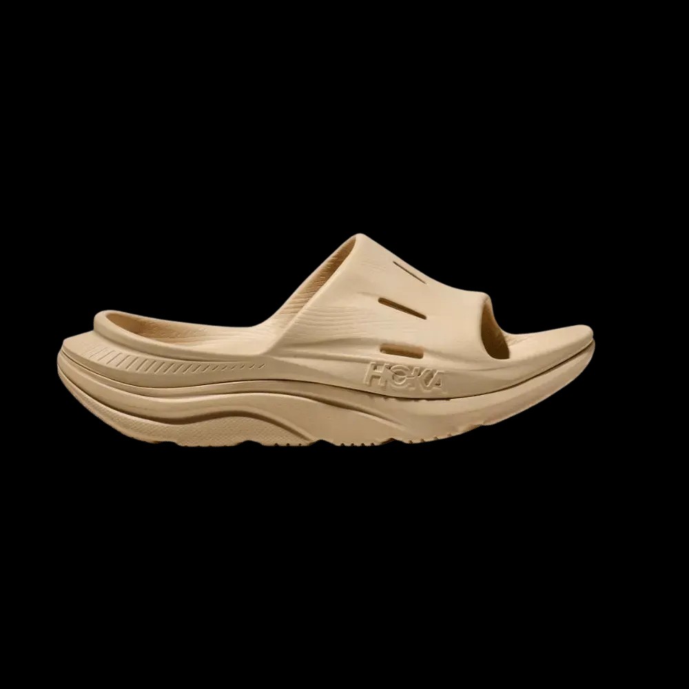 Hoka ORA Recovery Slide 3 Shifting Sand - HypeFly India View 1