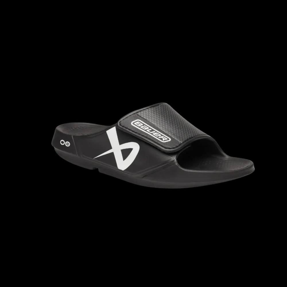 Oofos BAUER/OOFOS OOahh Sport Flex Sandal Black - HypeFly India View 2