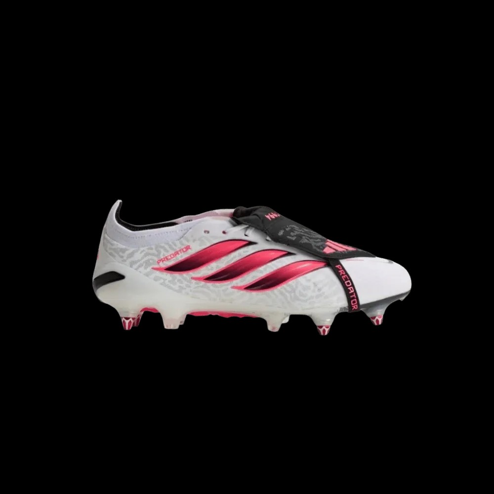 Adidas Predator Elite Fold-Over Tongue Soft Ground Soccer Cleats Cloud White - HypeFly India View 1